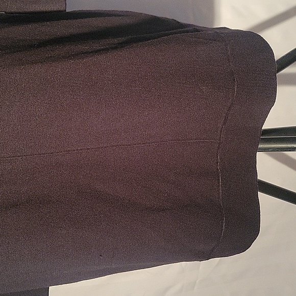 Vince Camuto Black Cowell Neck Sweater Dress, Size: L - Picture 3 of 11